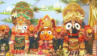 Божества Джаганнатха, Баладева и Субхара